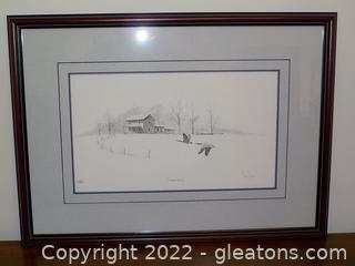 Black and White Limited Edition Print by Louis Jones “Snowhill” 