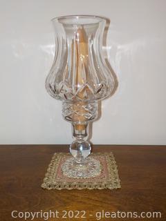 Gorgeous 2-Piece Crystal Candleholder