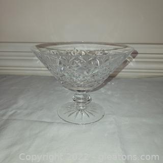 Beautiful Waterford Crystal Footed Compote