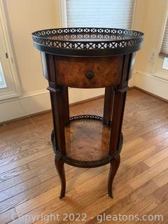 Circular Theodore Alexander Accent Table 