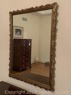 Vintage Gilded Wall Mirror 