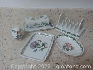Group of 5 Varied Accessory Pieces of Portmeirion 