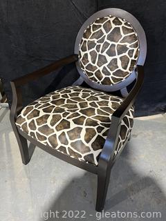 Coaster Fine Furniture Giraffe Print Accent Chair (B)