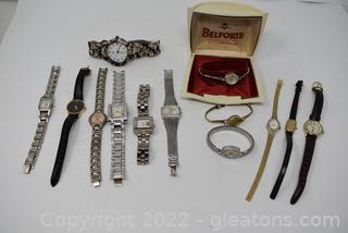 Group of Ladies Vintage Wrist Watches
