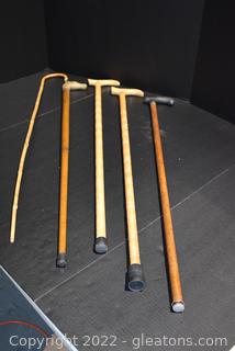 Assortment of Canes All are Between 34” & 35”