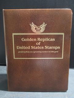 Golden Replicas of United States Stamps Album