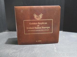 Golden Replicas of United States Stamps Album