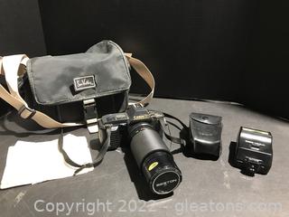 Canon T70 Camera and Accessories