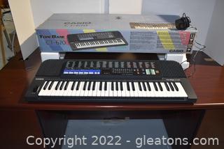 Casio Tone Bank Keyboard CT-670 
