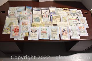 Lot of Super Scale Decals for Model Airplanes 