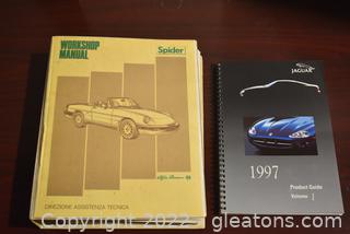 Workshop Manual Spider and 1997 Jaguar Product Guide Volume I 