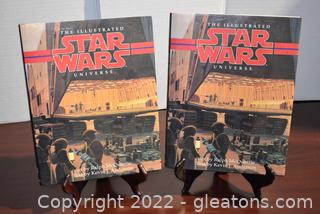 Two Hardback Books: The Illustrated Star Wars Universe 