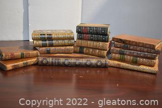 Collection of Antique Volume Books-None Have a Full Set 