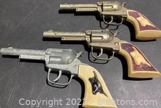 Three Vintage Toy Guns 