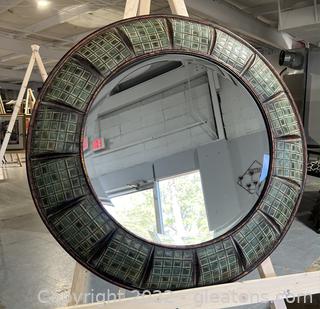 Beautiful Round Metal Wall Mirror