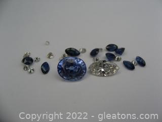 Assortment of Very Nice Loose Diamonds & Sapphires