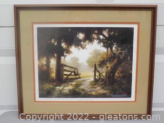 Beautifully Framed and Matted Print by Dalhart Windberg “One Summer Day” 