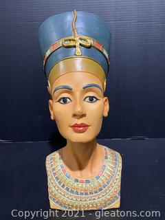Nefertiti, Wife of Akhenaten Bust Sculpture