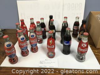 17 Coca-Cola Bottles Collection - American Idol, Santa, Disney, Sports & More!