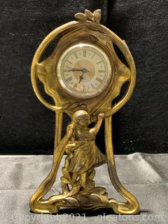 Warner 1511 Bronze Clock 