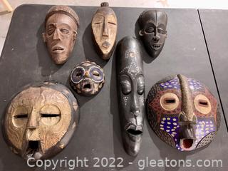 African Mask Art Work Made in Ghana