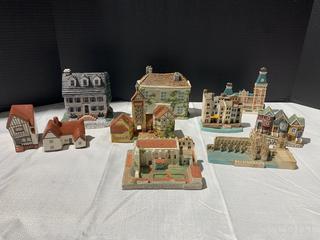 Collection of Hand Painted Minature Villages and Homes