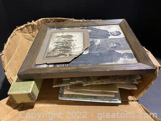 Box of Vintage Memorabilia 