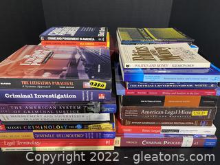 Law and Crime Book Lot 