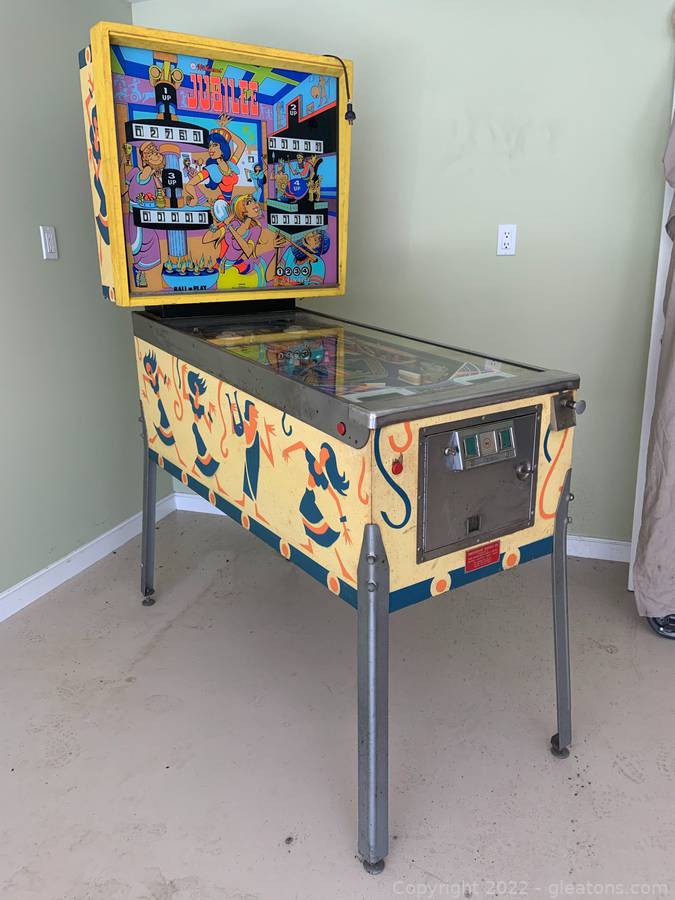 williams jubilee pinball machine