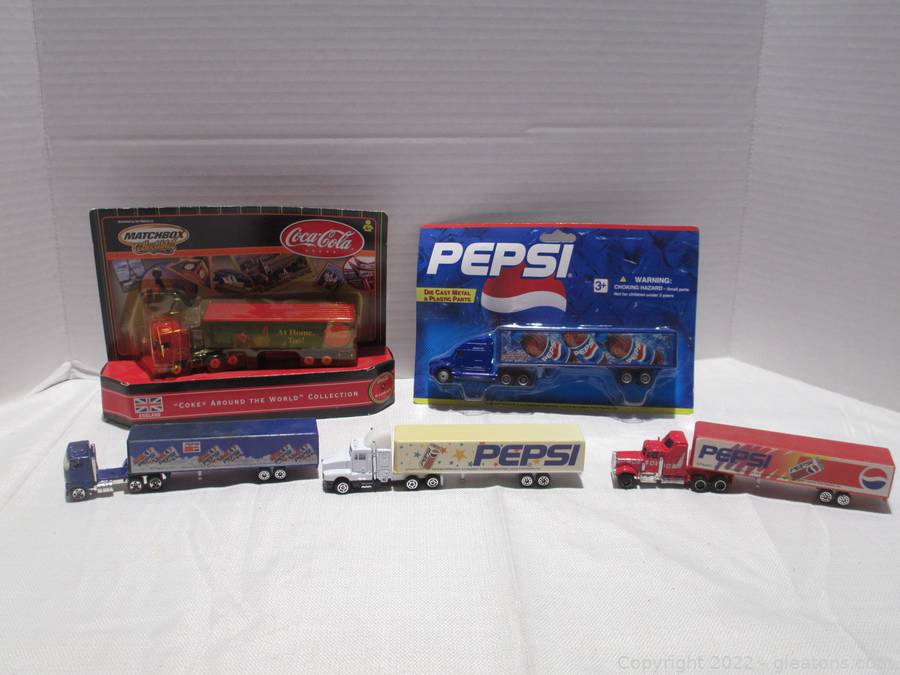 Pepsi Branded Die-Cast Set of 3 sale