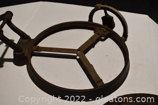 Antique Early 1900's Computing Cheese Cutter Wheel Auction  Gleaton's,  Metro Atlanta Auction Company, Estate Sale & Business Marketplace