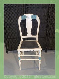 Interesting Antique Wooden Handmade Chair (B) 