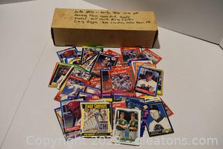 Late 80’s Early 90’s Mix of Donruss, Fleer, Score and Topps Baseball Cards 