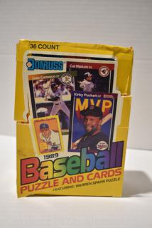 Donruss 1989 Baseball Puzzle and Cards 