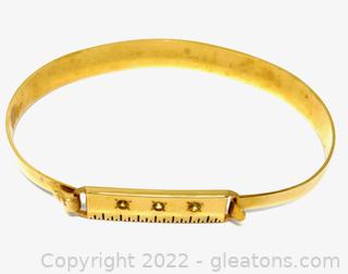 Very Pretty 10K Gold Filled Bangle 