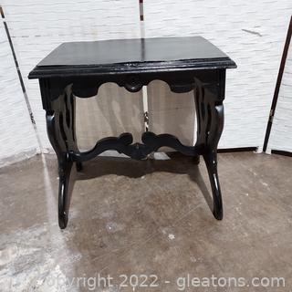 Small Black Side Table 