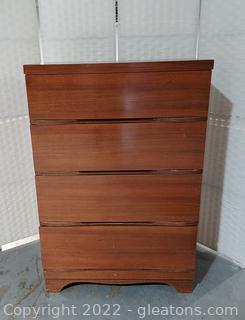 Mid Century 4 Drawer Chest of Drawers 