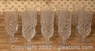 Nine Crystal Clear Industries “Portico” Glasses 