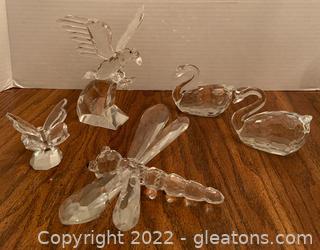 Handmade Shannon Crystal Animal Figurines 