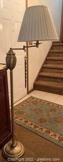 Swing Arm Floor Lamp with Shade 