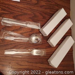 Vintage Never Used Eastern Airlines Flatware 36 Pieces 
