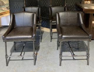 Four Starmore Counter Height Bar Stools 