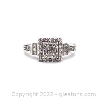 $2,000 Appraised Diamond 10K Engagement Ring Size 7