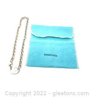 Return To Tiffany Authentic Sterling Necklace with Dustbag