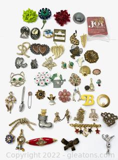 Collection of Brooches 