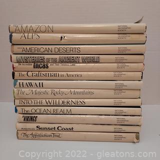 Nice Set of Vintage National Geographical Books (13) 