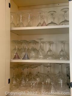 All Glassware Pictured Including Schott Zwiesel (47pc) 