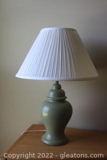 Green Porcelain Table Lamp