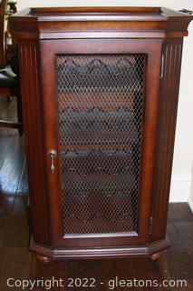 Bombay Wine Storage Cabinet with Removable Serving Tray 