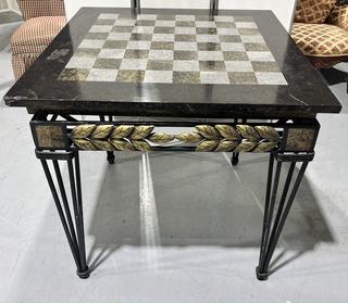 Amazing Mid Century Modern Chess Table 